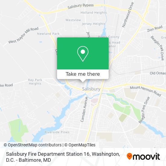 Mapa de Salisbury Fire Department Station 16