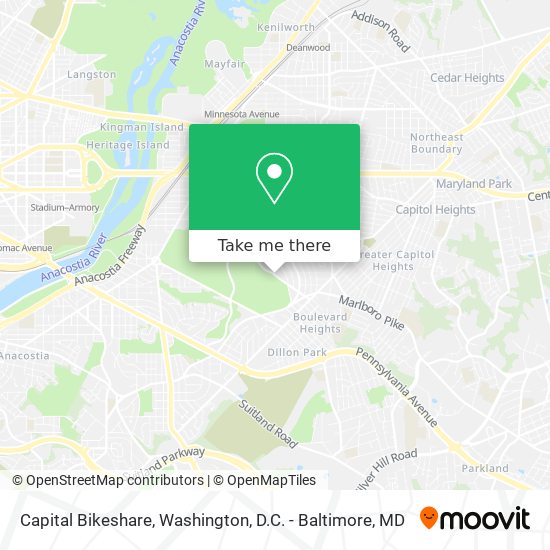 Capital Bikeshare map