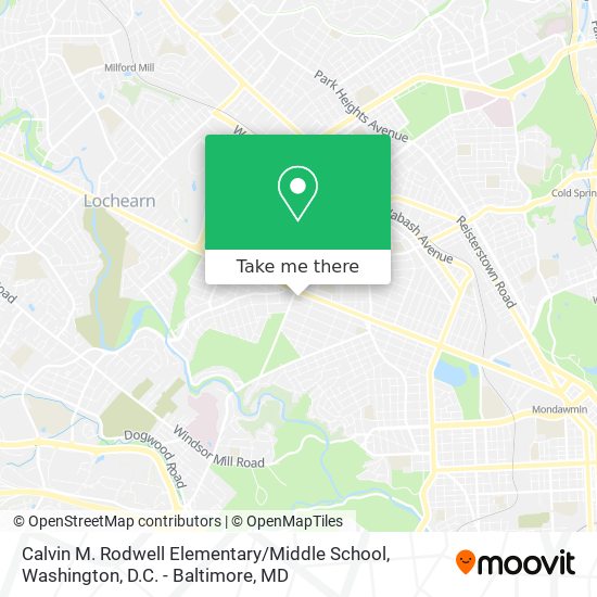 Mapa de Calvin M. Rodwell Elementary / Middle School