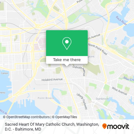 Mapa de Sacred Heart Of Mary Catholic Church