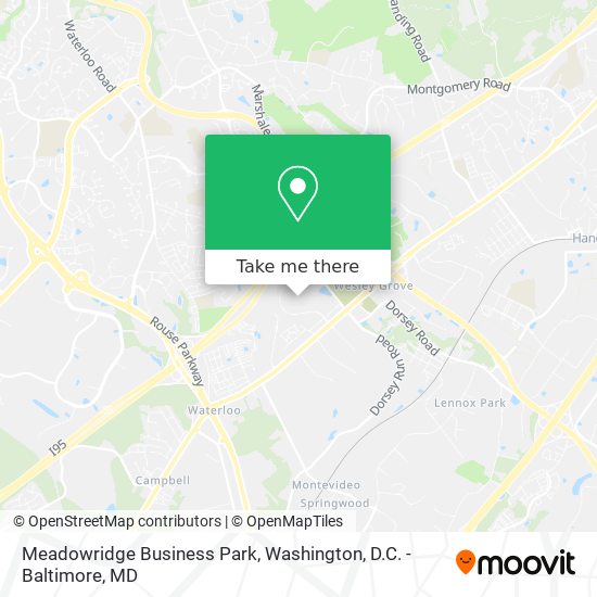 Meadowridge Business Park map