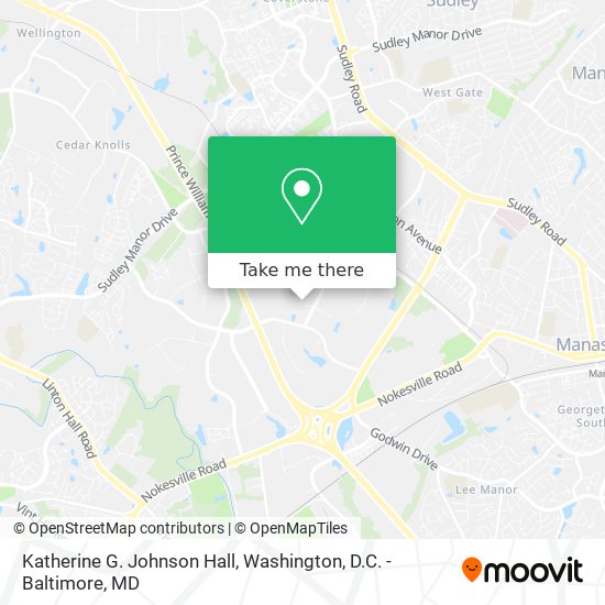 Mapa de Katherine G. Johnson Hall