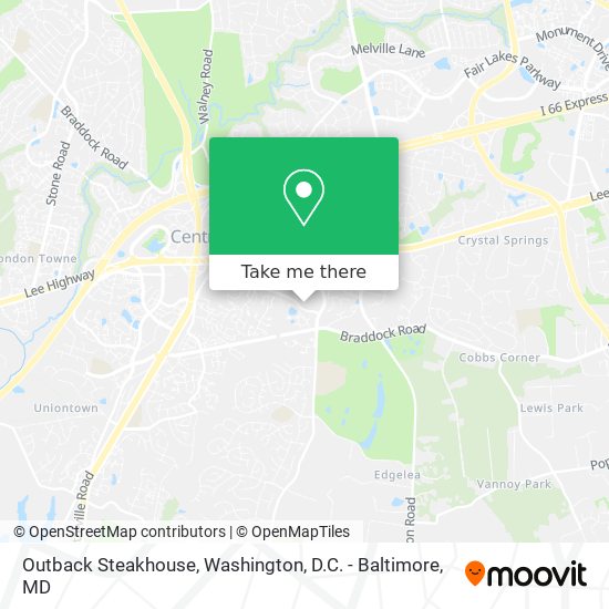 Mapa de Outback Steakhouse