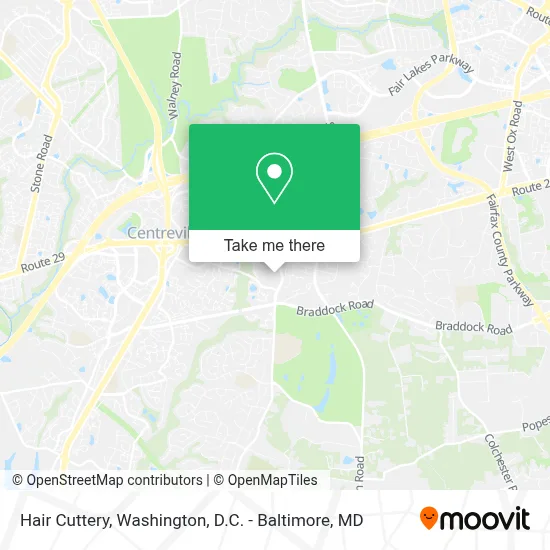 Hair Cuttery map
