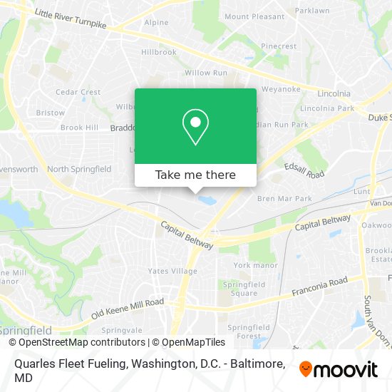 Quarles Fleet Fueling map