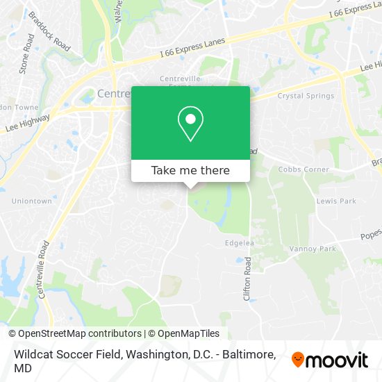 Mapa de Wildcat Soccer Field