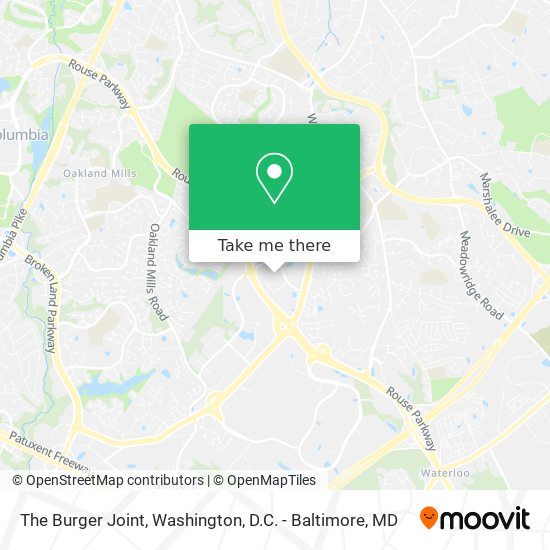 Mapa de The Burger Joint