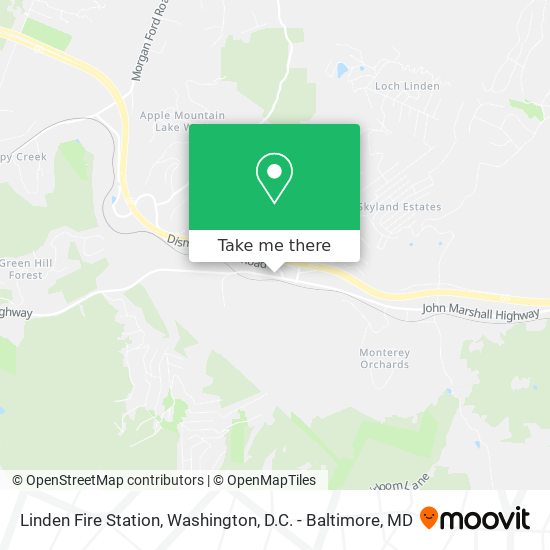 Linden Fire Station map