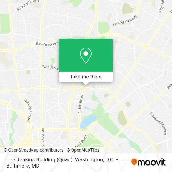 The Jenkins Building (Quad) map