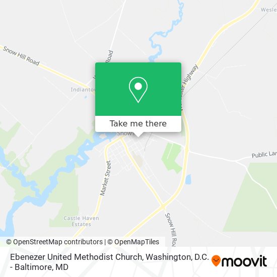 Ebenezer United Methodist Church map