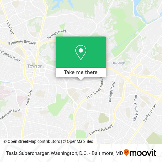 Tesla Supercharger map