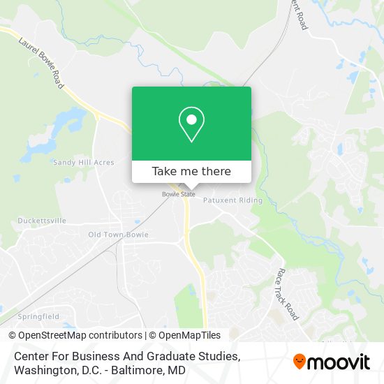 Center For Business And Graduate Studies map