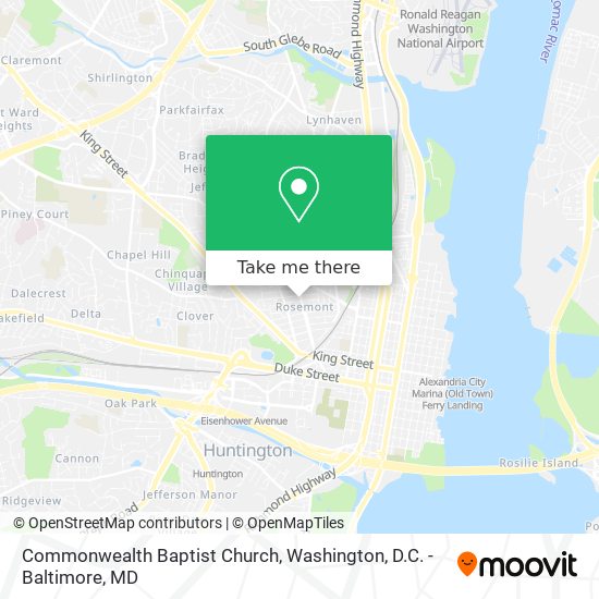 Mapa de Commonwealth Baptist Church