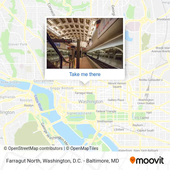 Farragut North map