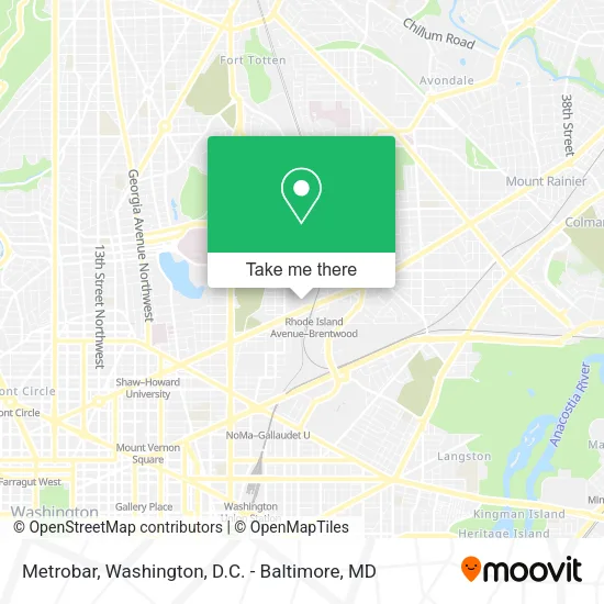 Metrobar map