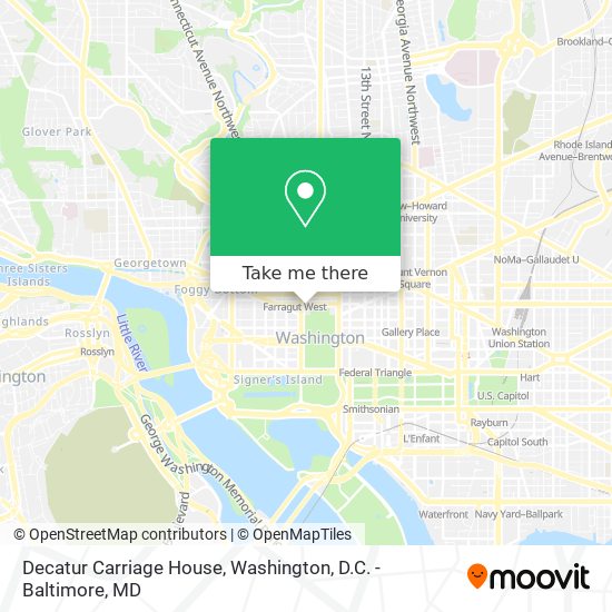 Decatur Carriage House map