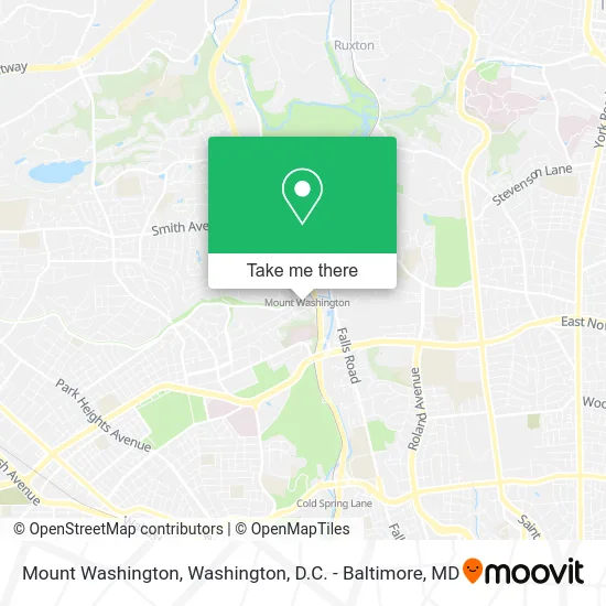 Mount Washington map