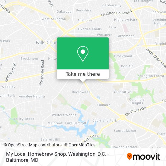 Mapa de My Local Homebrew Shop