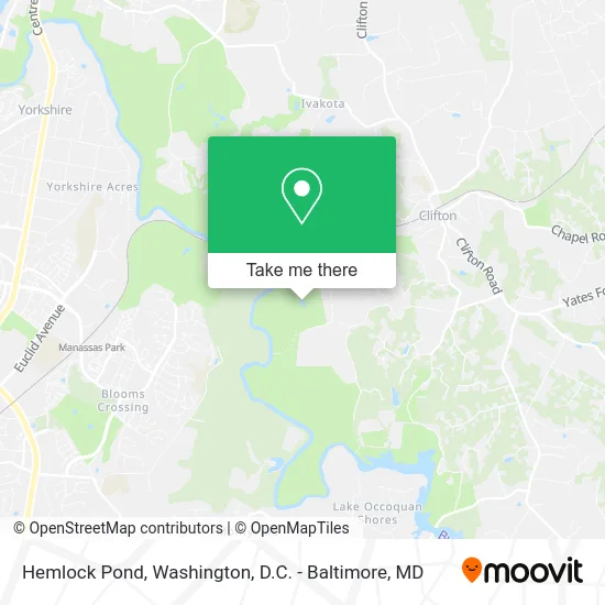 Hemlock Pond map