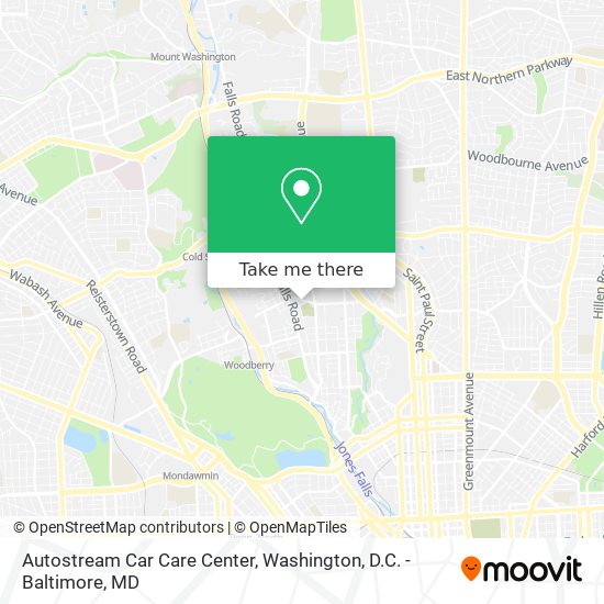 Autostream Car Care Center map