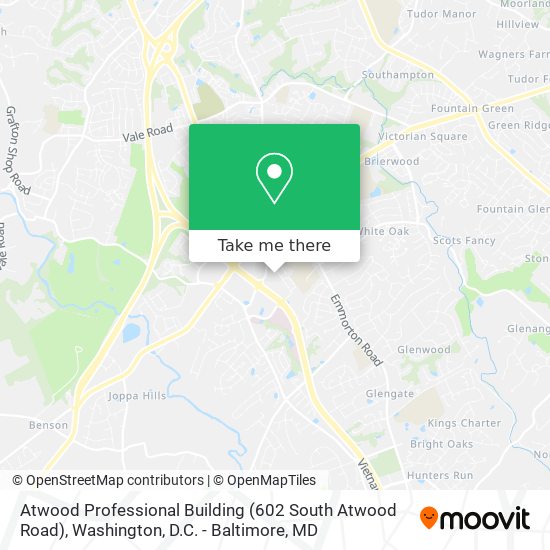 Mapa de Atwood Professional Building (602 South Atwood Road)