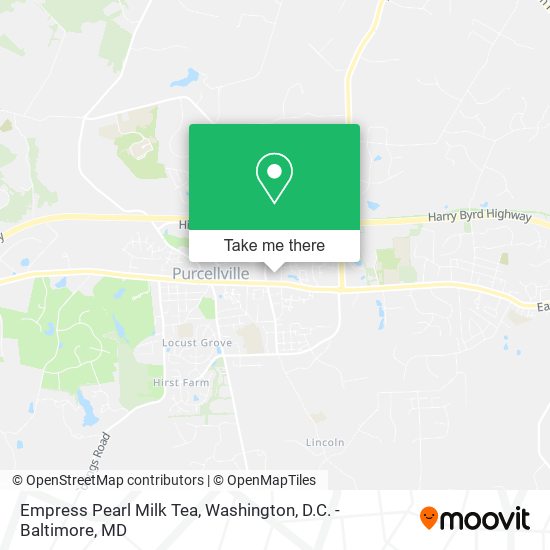 Empress Pearl Milk Tea map