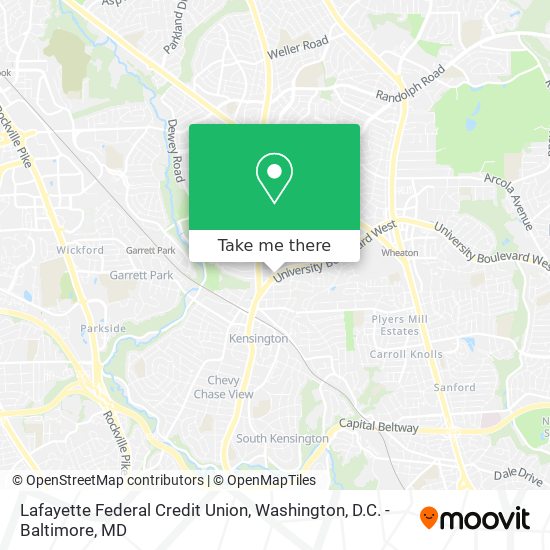 Mapa de Lafayette Federal Credit Union