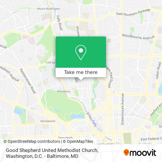 Good Shepherd United Methodist Church map