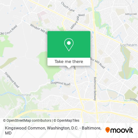 Kingswood Common map