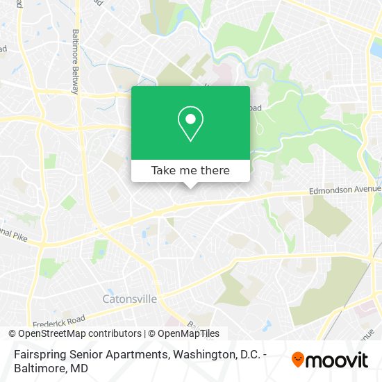 Fairspring Senior Apartments map