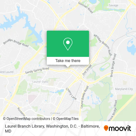 Mapa de Laurel Branch Library