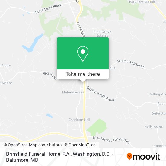 Mapa de Brinsfield Funeral Home, P.A.