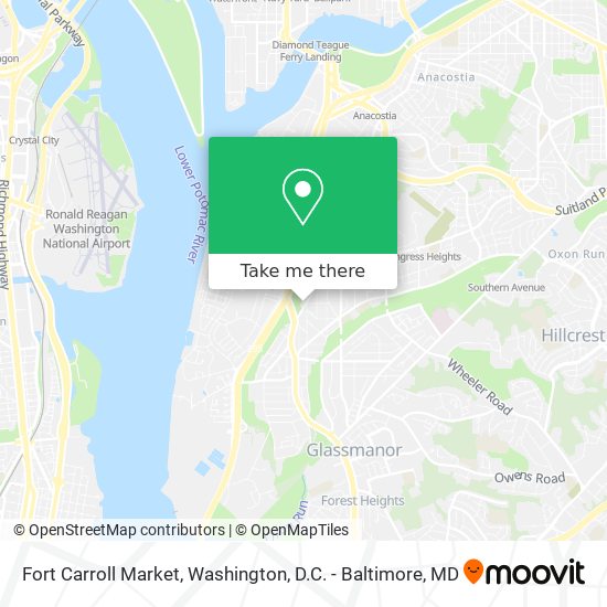 Fort Carroll Market map