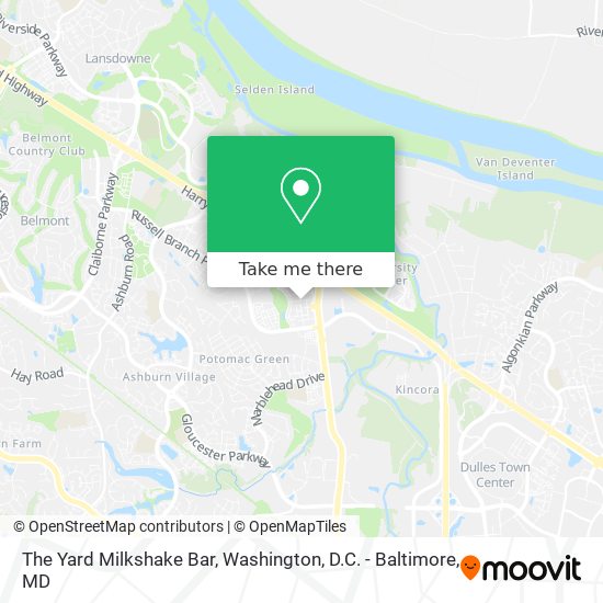 Mapa de The Yard Milkshake Bar
