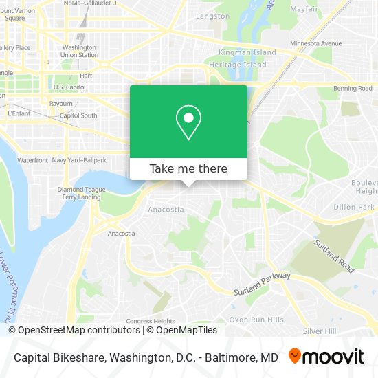 Mapa de Capital Bikeshare