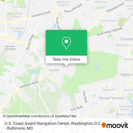 Mapa de U.S. Coast Guard Navigation Center