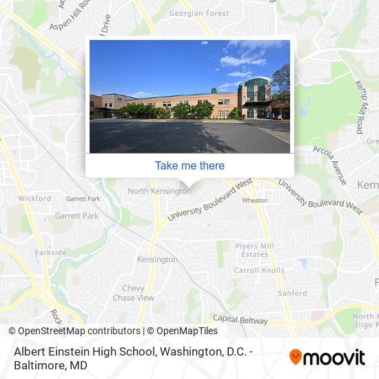 Mapa de Albert Einstein High School