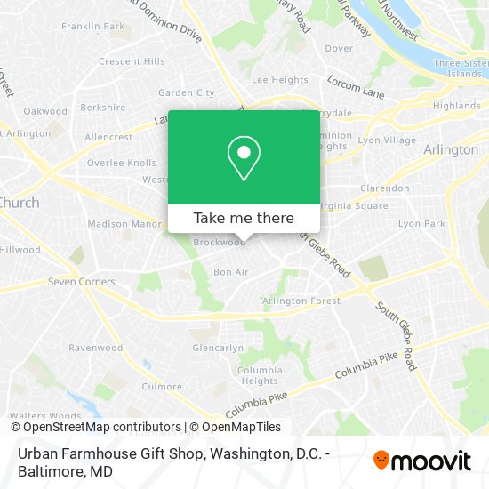 Mapa de Urban Farmhouse Gift Shop