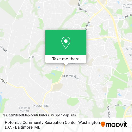 Mapa de Potomac Community Recreation Center