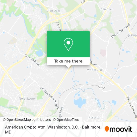 American Crypto Atm map