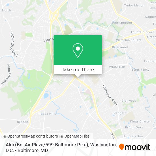 Aldi (Bel Air Plaza / 599 Baltimore Pike) map