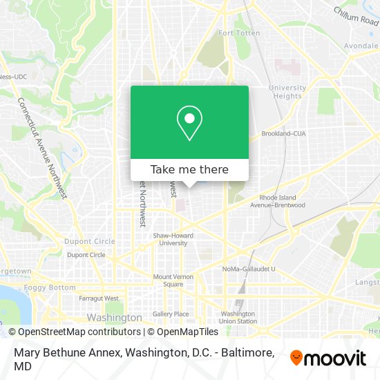 Mapa de Mary Bethune Annex
