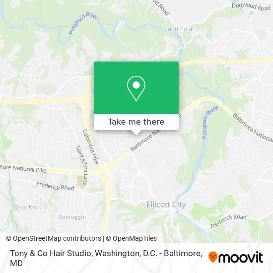 Tony & Co Hair Studio map