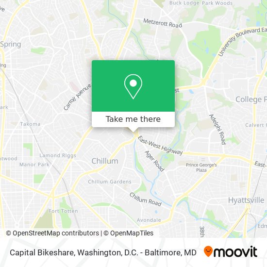 Capital Bikeshare map