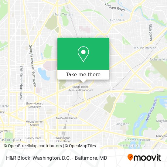 H&R Block map