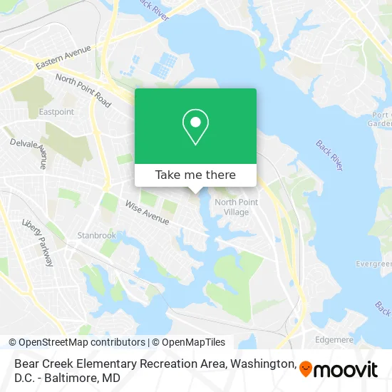 Bear Creek Elementary Recreation Area map