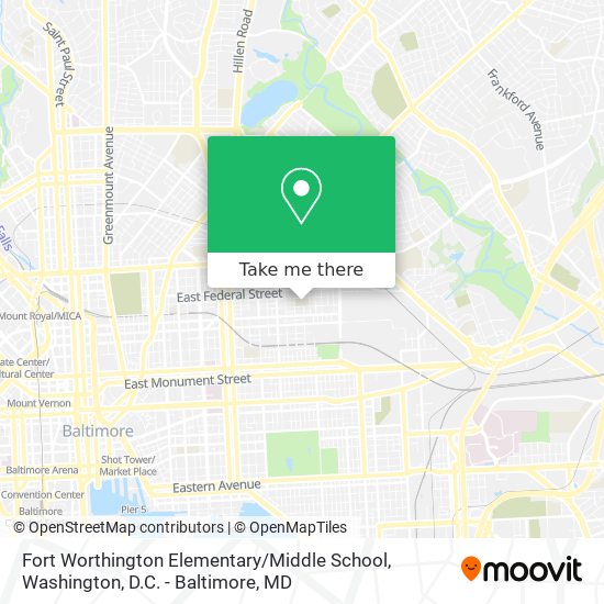 Mapa de Fort Worthington Elementary / Middle School