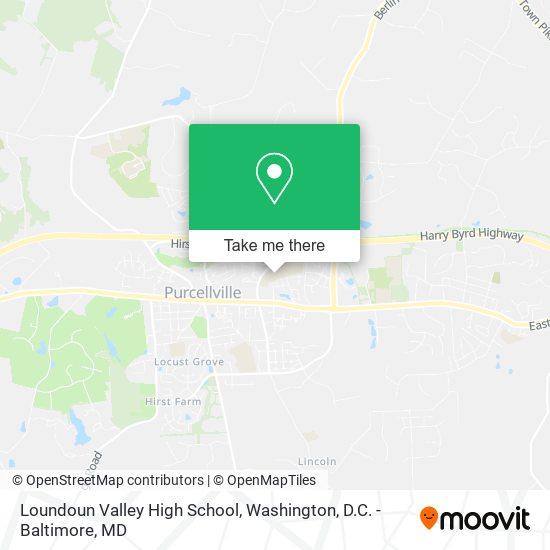 Loundoun Valley High School map