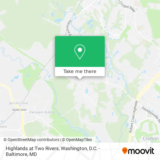 Highlands at Two Rivers map