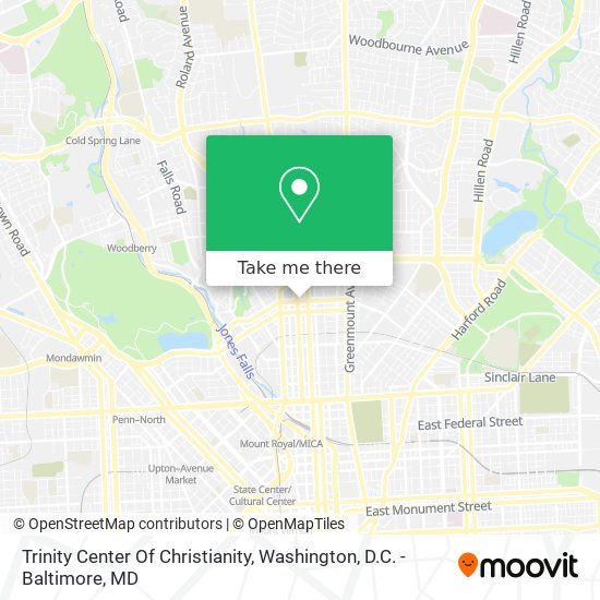 Trinity Center Of Christianity map